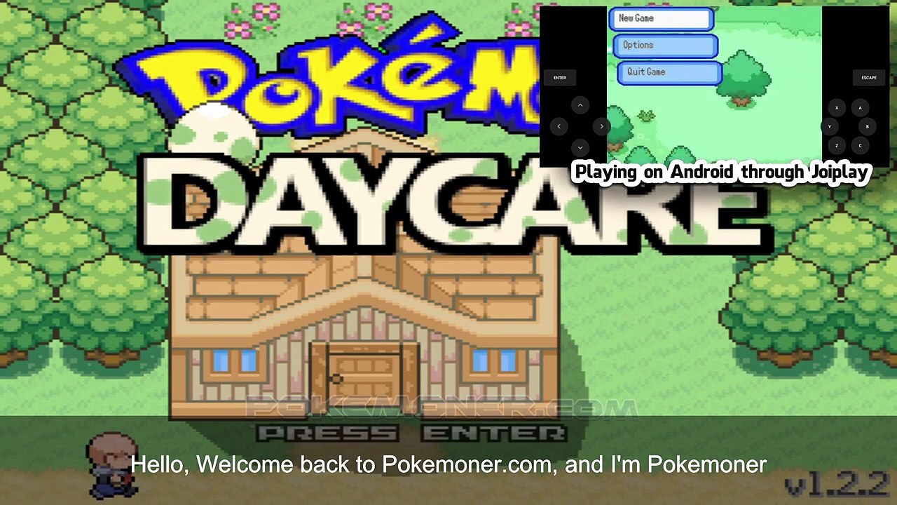 Pokemon Daycare A Fanmade Game, You have a daycare, where you can