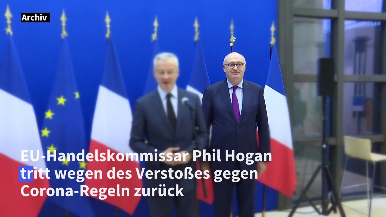 Verstoß gegen Corona-Regeln: EU-Handelskommissar Hogan tritt zurück