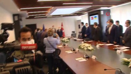 Bakan Varank, Ukrayna Başbakan Yardımcısı ve Stratejik Endüstrilerinden Sorumlu Bakanı Oleg Uruskıy ile bir araya geldi