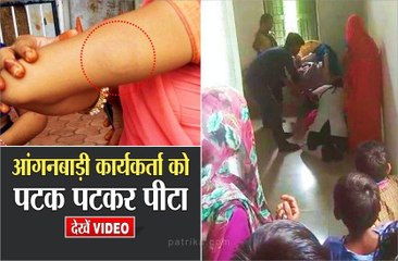 आंगनबाड़ी बना 'अखाड़ा'