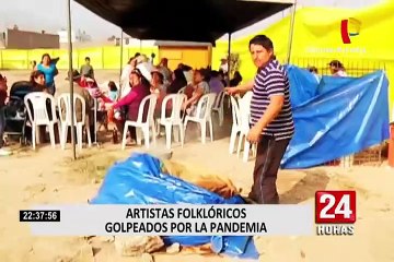 Artistas folklóricos golpeados por la pandemia