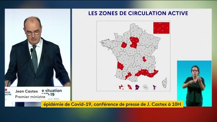 Coronavirus : 21 départements sont désormais classés en "zone de circulation active" du virus
