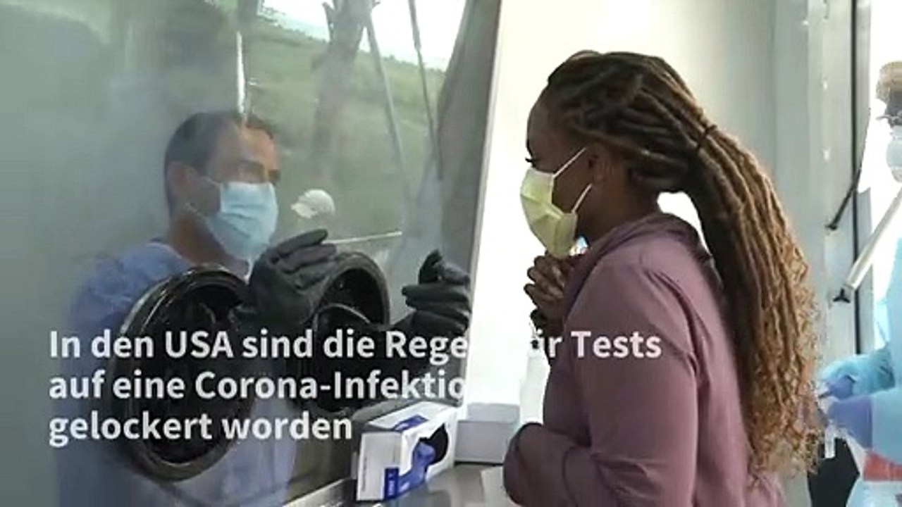 Corona-Testregeln in den USA gelockert - auf Druck von Trump?