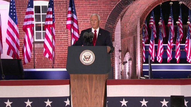 美 펜스 부통령 바이든은 좌파 트로이목마...트럼프 뽑아야 / YTN