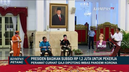 Haru! Di Hadapan Presiden, Ini Momen Perawat Curhat Soal Dipotong Gaji Imbas Corona
