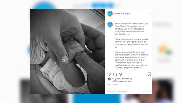 Katy Perry y Orlando Bloom dan la bienvenida a su primera hija, Daisy Dove
