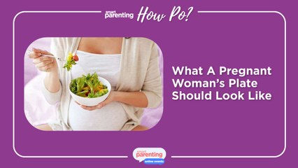 What A Pregnant Woman's Plate Should Look Like