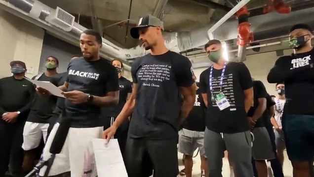 Basket-Ball - NBA - The Milwaukee Bucks have boycotted Game 5 of their First Round series vs. the Orlando Magic after Jacob Blake shooting