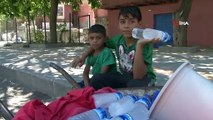 Bisiklet almak için su satan çocuğun hayalini 'Çocuklar Üşümesin Platformu' gerçekleştirdi