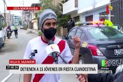 Villa El Salvador: 10 de los 15 detenidos en fiesta clandestina tienen Covid-19