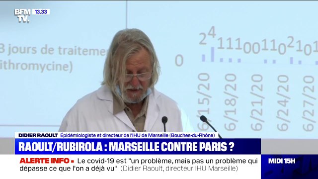 Coronavirus: Didier Raoult affirme une mortalité de 0,45% sur cette maladie traitée à l'IHU de Marseille