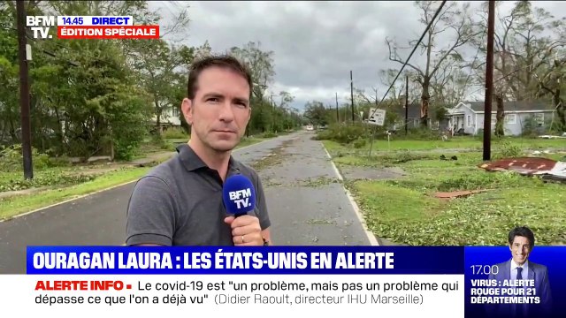 Les images des premiers dégâts de l'ouragan Laura en Louisiane