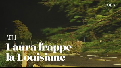 La puissance de l'ouragan Laura qui frappe la Louisiane, en vidéo