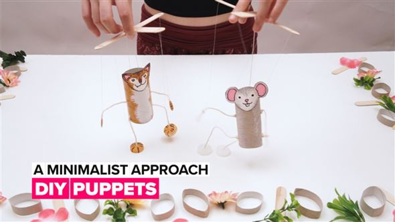 A Minimalist Approach: DIY Puppets