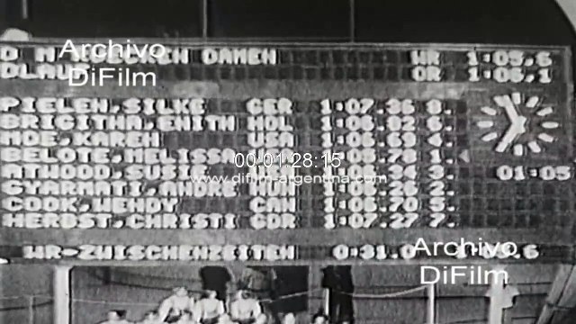 Women's 100 M Backstroke - 10 M Platform - Olympic Games 1972