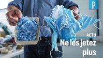 Covid-19 : une start-up recycle les masques en matière plastique