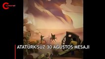 Atatürk'süz 30 Ağustos mesajı