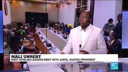 Mali unrest: west African delegation pushes for return to civilian rule