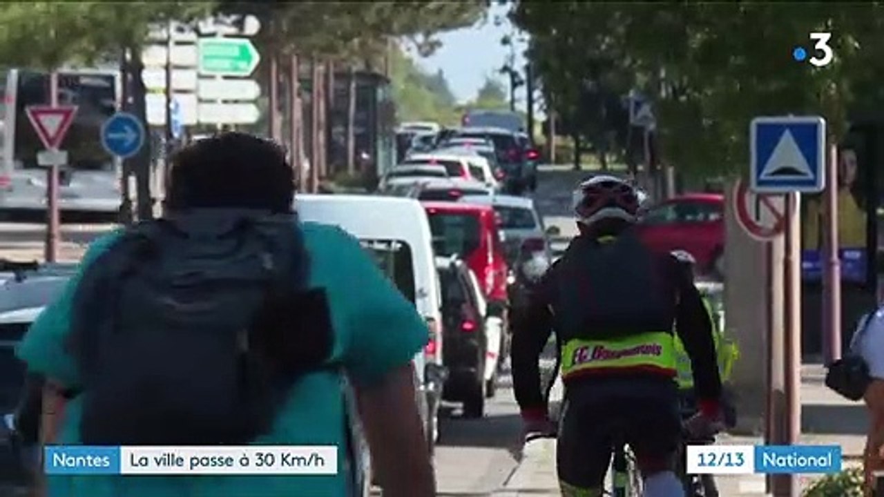 Loire-Atlantique : la circulation automobile limitée à 30km/h à Nantes