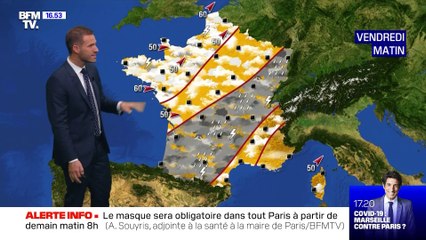 La météo pour ce vendredi 28 août 2020
