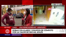 Roban celulares y equipos de cómputo por un valor de 300 mil soles | Primera Edición (HOY)