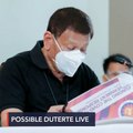 Malacañang discussing possible live press briefing with Duterte