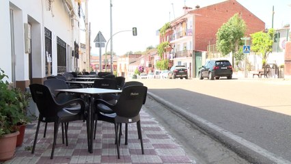 Calles vacías Alía por el aislamiento social de la localidad cacereña debido al Covid