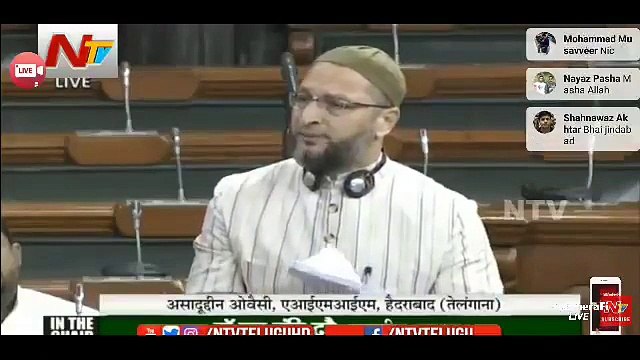 Live AIMIM President Barrister Asaduddin Asaduddin Owaisi