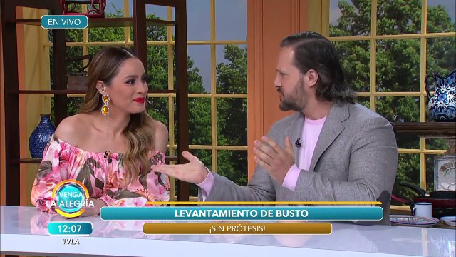 Jorge Krasovsky nos habla acerca del levantamiento del busto, ¡sin prótesis! | Venga La Alegría