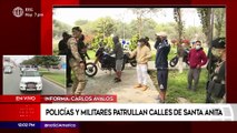 Policías y militares patrullan calles de Santa Anita | Edición Mediodía (HOY)