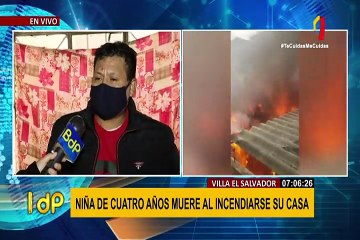 VES: madre de niña de 4 años fallecida en incendio pide investigación