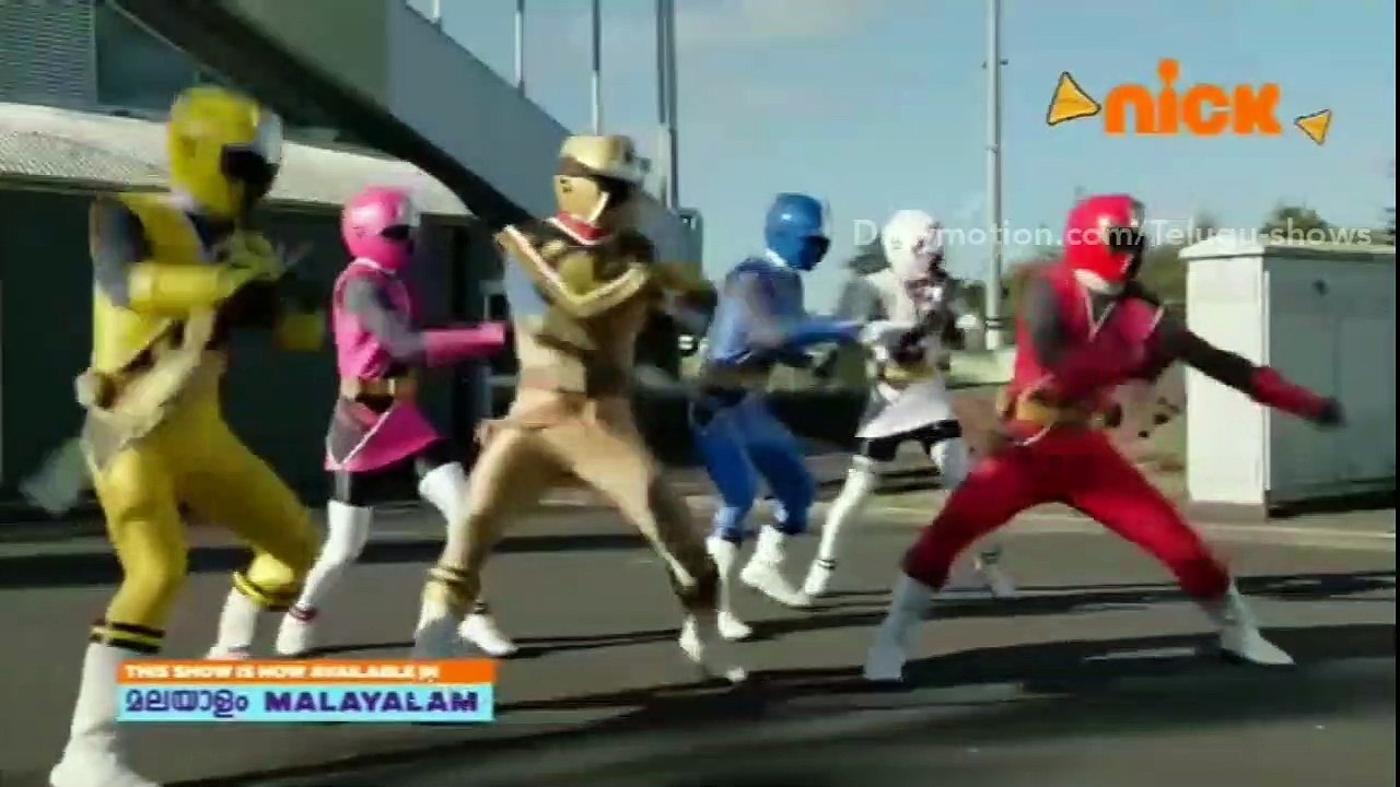 Power Rangers Super Ninja Steel Telugu Episode [ 27 August ] - video