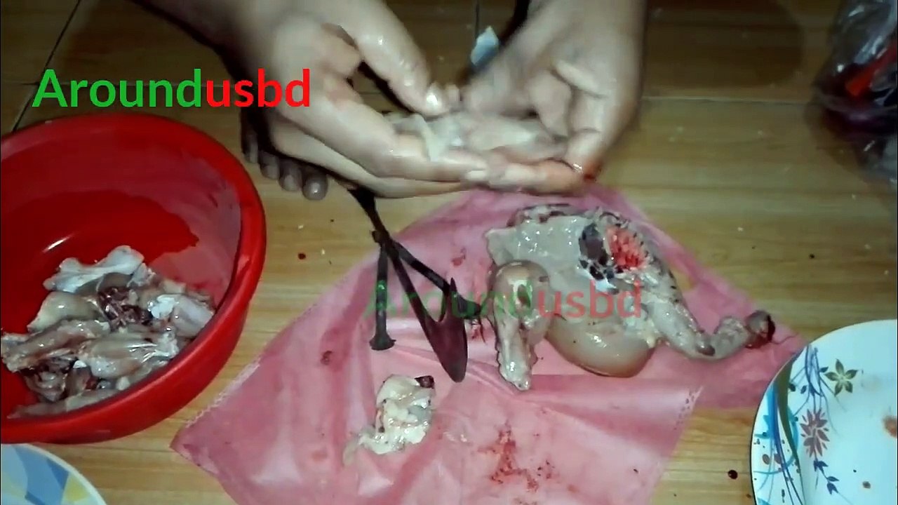 Chicken cutting skill - Aroundusbd