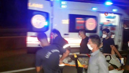 Minibüs köprüden uçtu: 1 yaralı