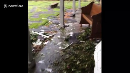 Louisiana residents witness the destruction caused by Hurricane Laura