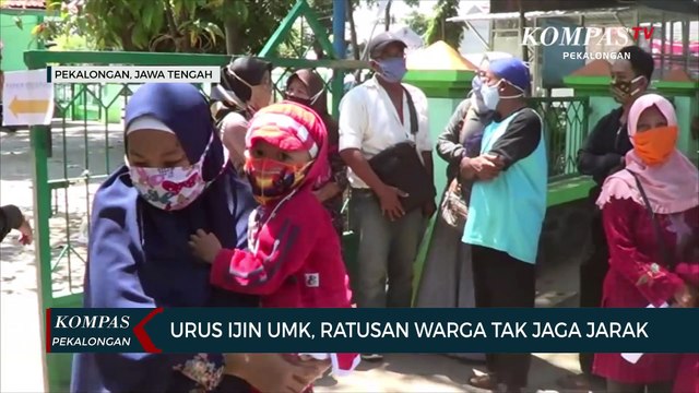 Urus izin UMKM, Warga Abaikan Protokol Kesehatan