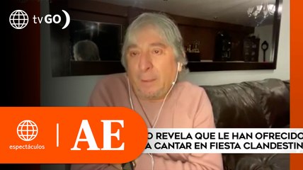 Pelo D'Ambrosio reveló que le ofrecieron 40 mil soles para cantar en fiesta clandestina | América Espectáculos