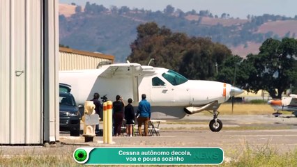 Cessna autônomo decola, voa e pousa sozinho
