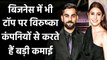 Virat Kohli and Anushka Sharma not only top in their career but also in  Business | Oneindia Sports