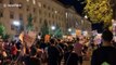 Protesters march to White House as Trump delivers speech on last night of Republican National Convention