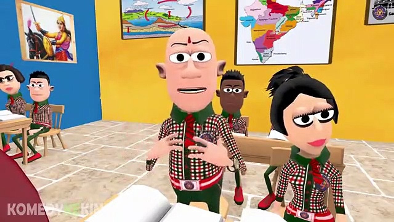 CLASS ROOM ME DADAGIRI PART 40 -- क्लास रूम में दादागिरी पार्ट 40 -- #KOMEDY_KE_KING