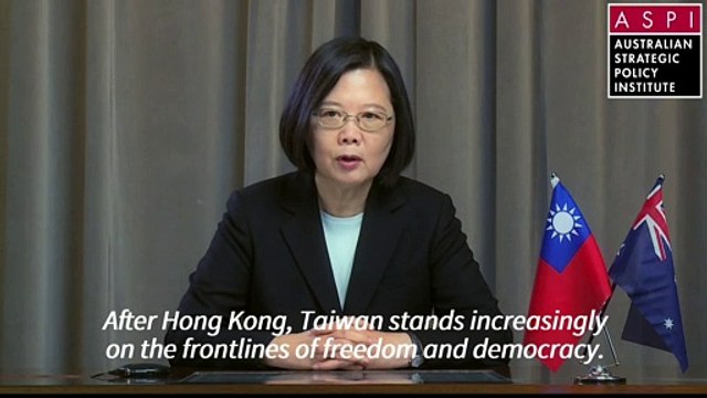Taiwan 'on front lines of freedom' after Hong Kong crackdown, says president