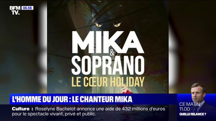 "Le cœur Holiday", le nouveau titre de Mika, chanté en français en duo avec Soprano
