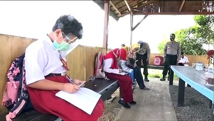 Polsek Aimas Sorong Sediakan Tempat Belajar dengan Akses Internet Gratis