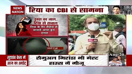 Rhea Chakarborty being questioned at DRDO guest house by CBI