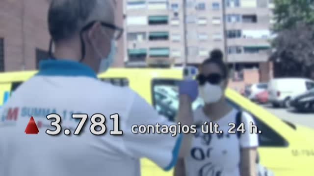 Los nuevos positivos en coronavirus alcanzan cotas similares a las de finales de marzo