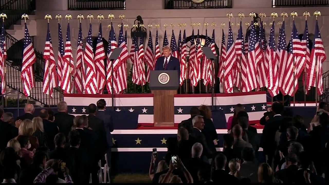 Trump attackiert in Nominierungsrede Herausforderer Biden scharf