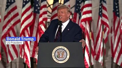 Trump attackiert in Nominierungsrede Herausforderer Biden scharf