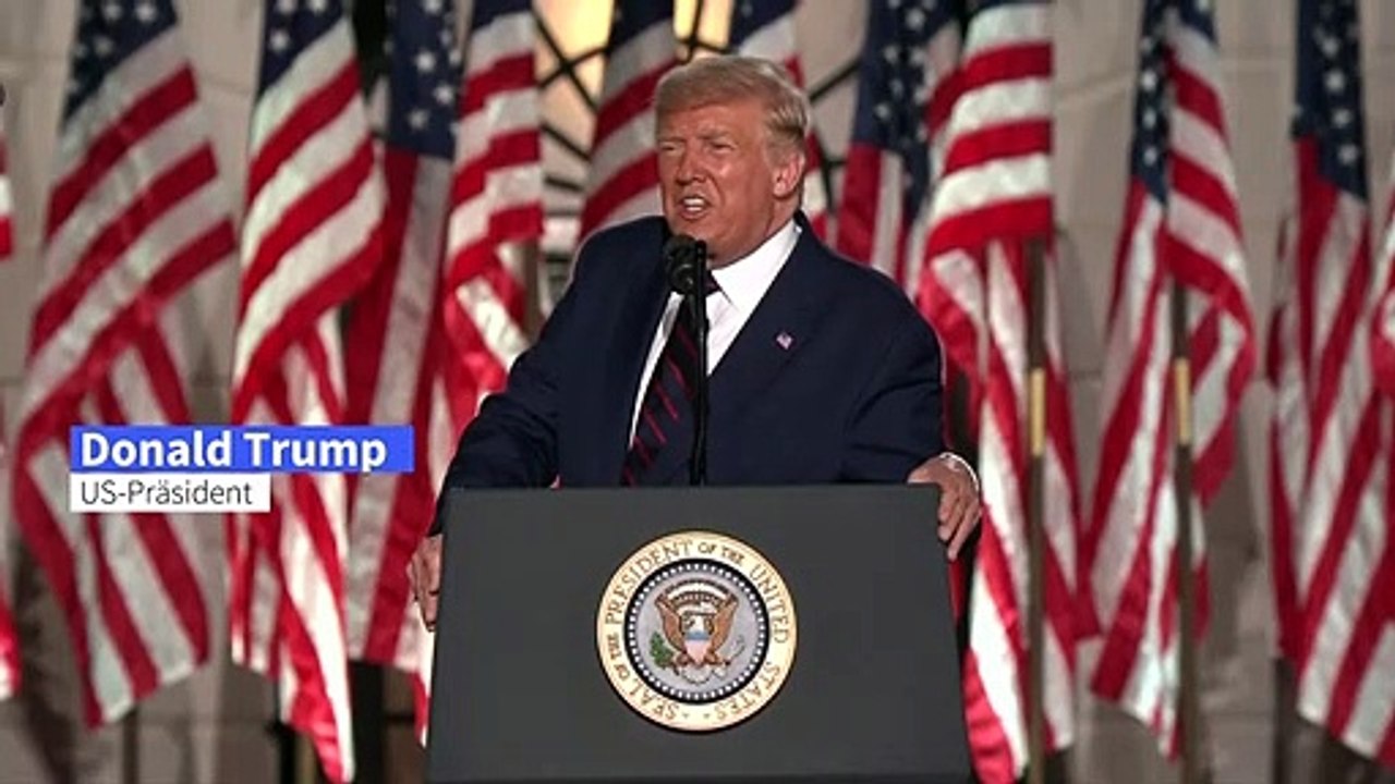 Trump attackiert in Nominierungsrede Herausforderer Biden scharf