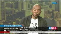 Maimane wants Electoral Act amended